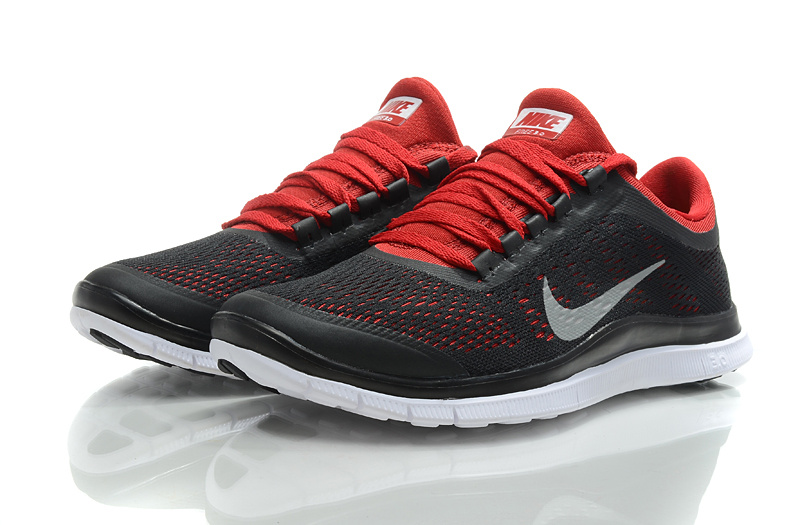 Nike Free 3.0 V5 Black Red Shoes