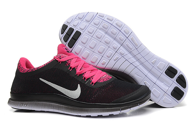 Nike Free 3.0 V5 EXT Black Pink Silver For Women