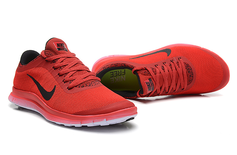 Nike Free 3.0 V5 EXT Dark Red Black Shoes - Click Image to Close