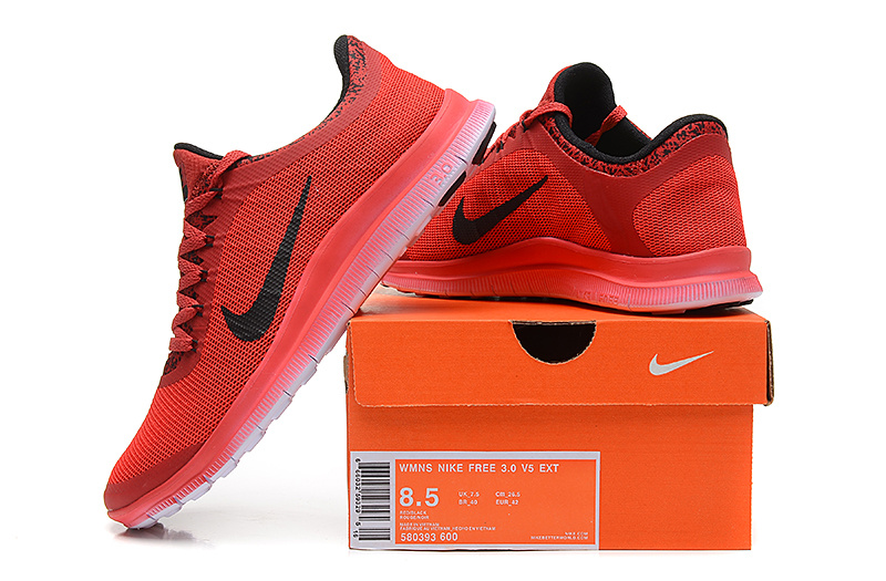 Nike Free 3.0 V5 EXT Dark Red Black Shoes