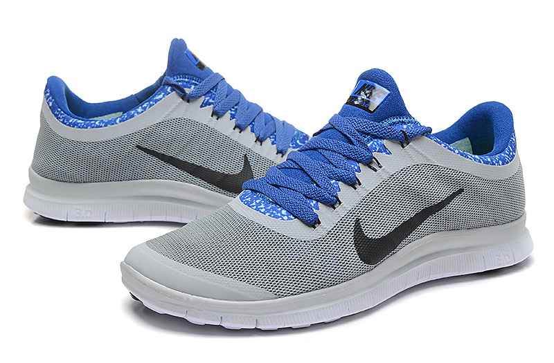 Nike Free 3.0 V5 EXT White Blue Black Shoes