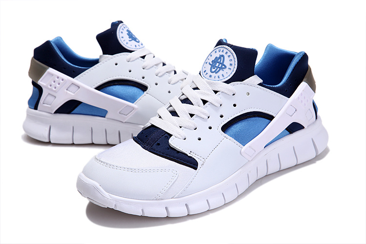 Nike Free 4.0 London Olympic White Blue Running Shoes - Click Image to Close