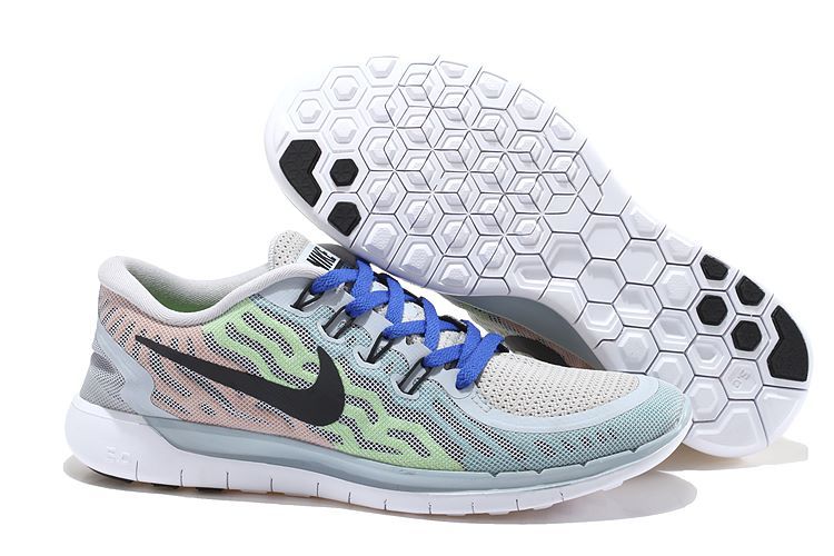 Nike Free 5.0+ 2 Grey Blue Black Shoes - Click Image to Close