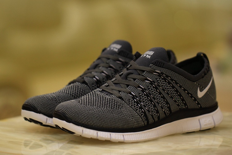 Nike Free 5.0 Flyknit Grey Black Shoes