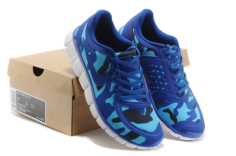 nike free 5.0 v4 blue