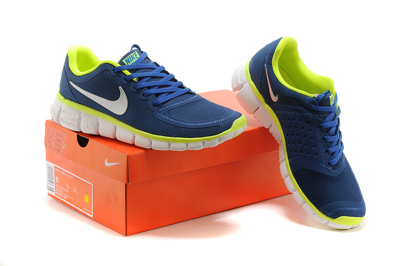 Nike Free 5.0 V4 Shoes Blue Green White