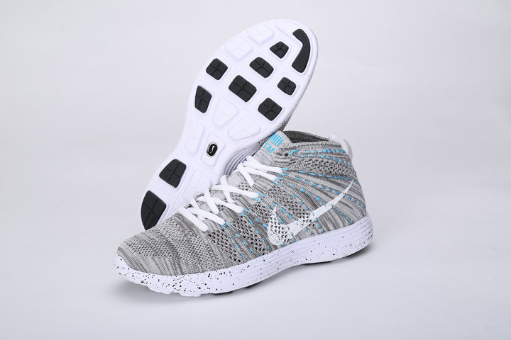 Nike Free Flyknit High Grey Shoes