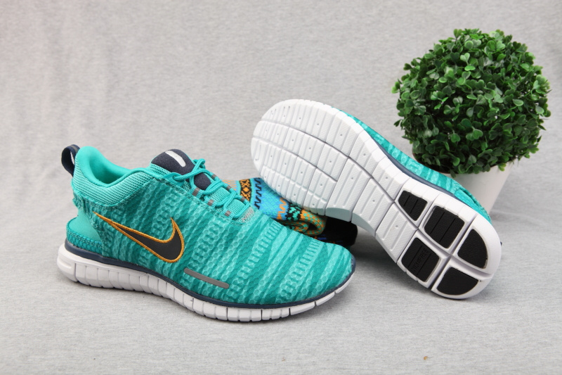 Nike Free OG 14 BR Green Gold Running Shoes - Click Image to Close