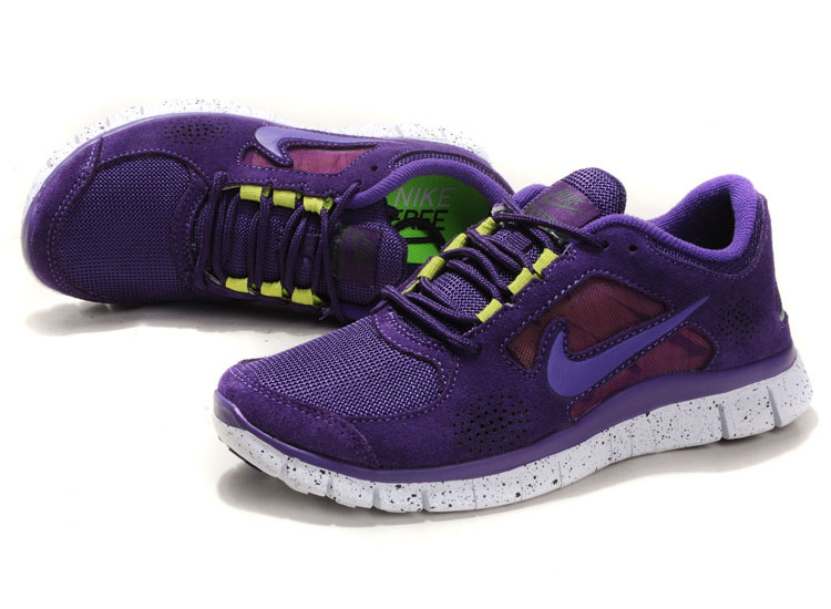 Nike Free Run+ 3 Purple White Running Shoes