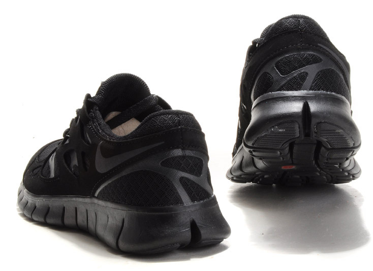 Nike Free 2.0 Running Shoes All Black - Click Image to Close