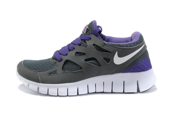 Nike Free 2.0 Running Shoes Black Purple