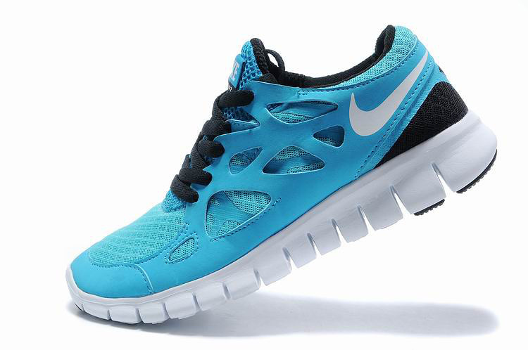 Nike Free 2.0 Running Shoes Blue Black White - Click Image to Close