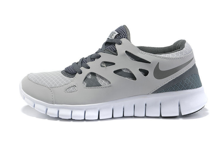 Nike Free 2.0 Running Shoes Grey White