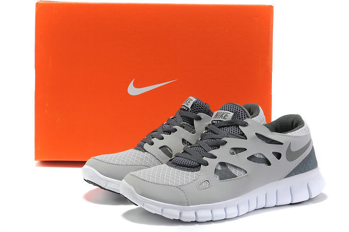 Nike Free 2.0 Running Shoes Grey White