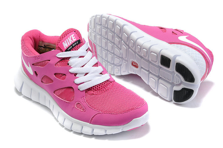 Nike Free 2.0 Running Shoes Pink White