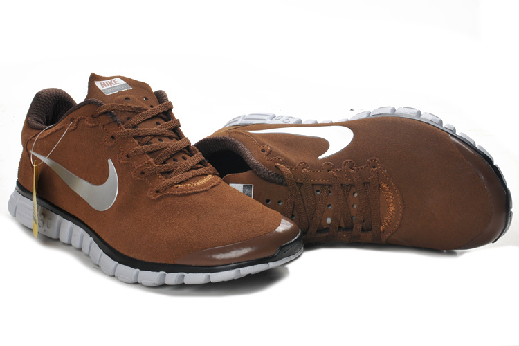 Nike Free 3.0 V2 Suede Brown Black White Running Shoes