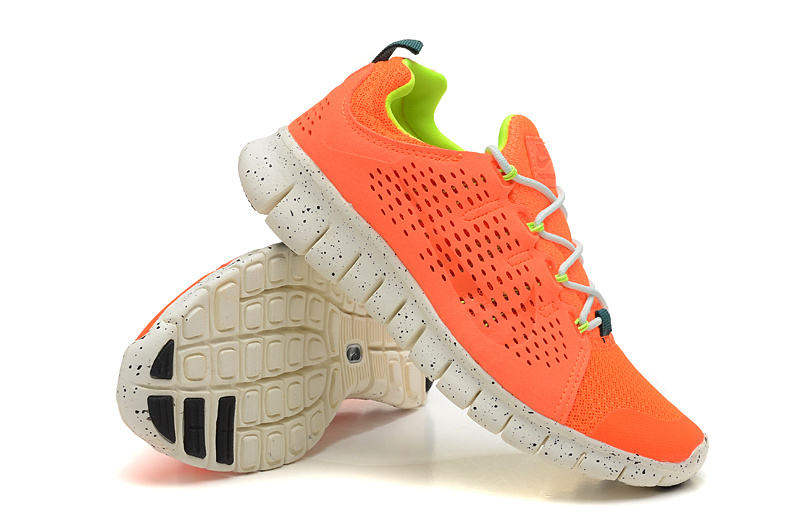 Nike Free Run 3.0 Orange White Running Shoes