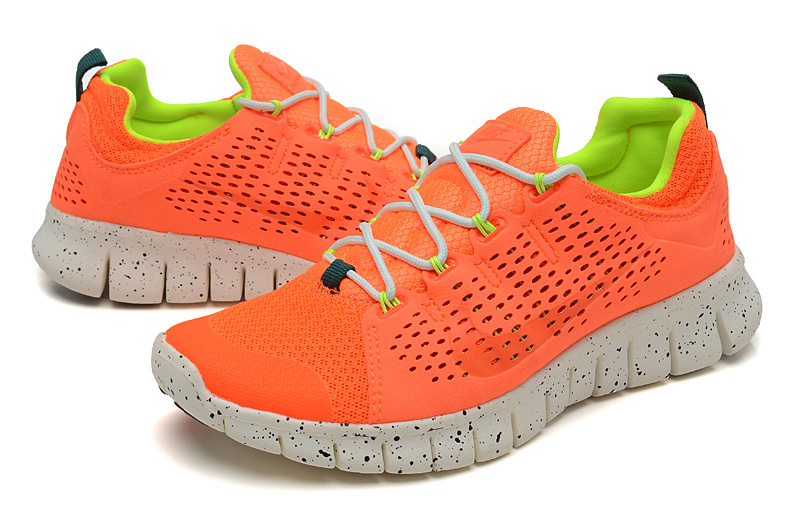 Nike Free Run 3.0 Orange White Running Shoes