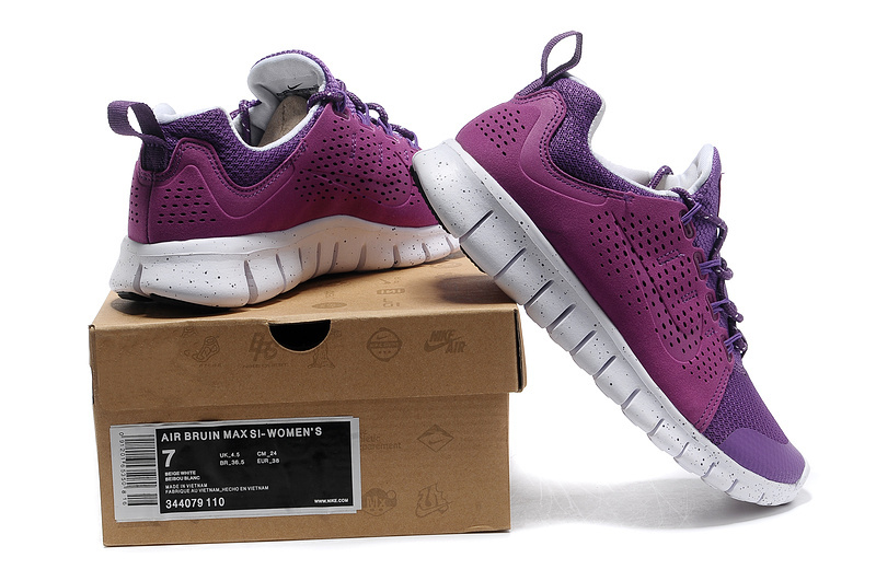 Nike Free Run 3.0 Purple White Running Shoes - Click Image to Close