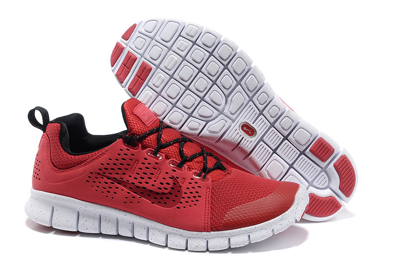 Nike Free Run 3.0 Red Black White Running Shoes