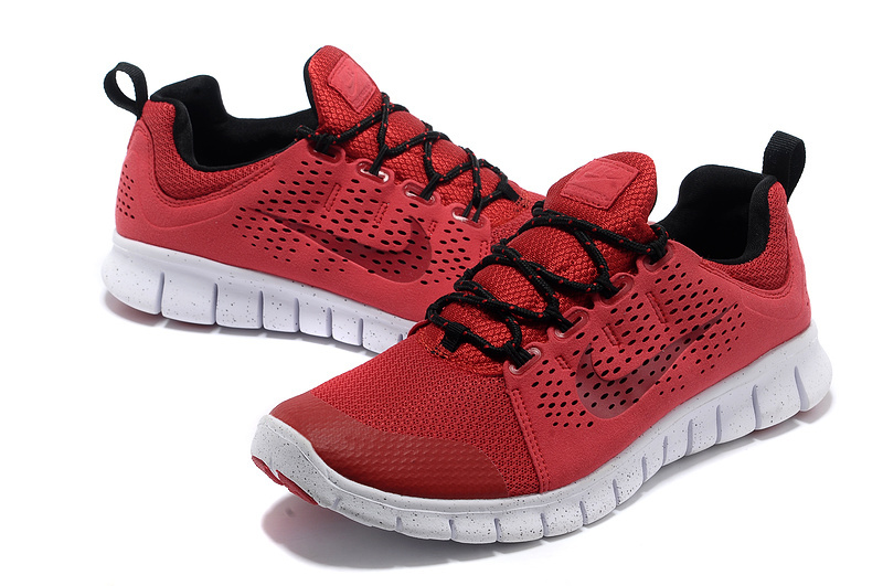 Nike Free Run 3.0 Red Black White Running Shoes - Click Image to Close