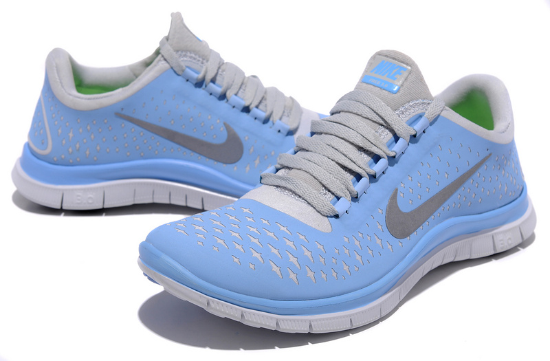 Women Nike Free 3.0 V4 Blue Grey