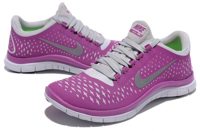 Women Nike Free 3.0 V4 Purple Grey