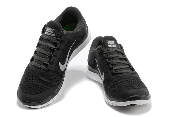 Nike Free 3.0 V5 Black White Running Shoes