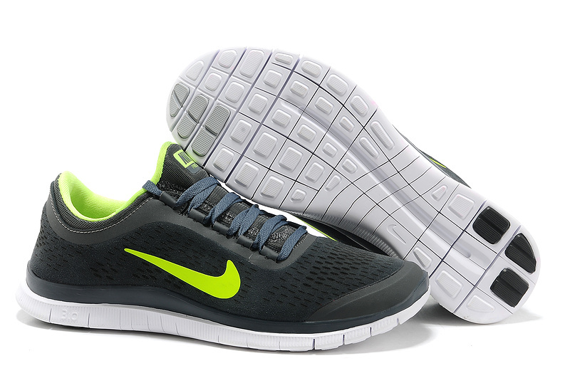 Nike Free 3.0 V5 Engrave Black Yellow White Running Shoes - Click Image to Close