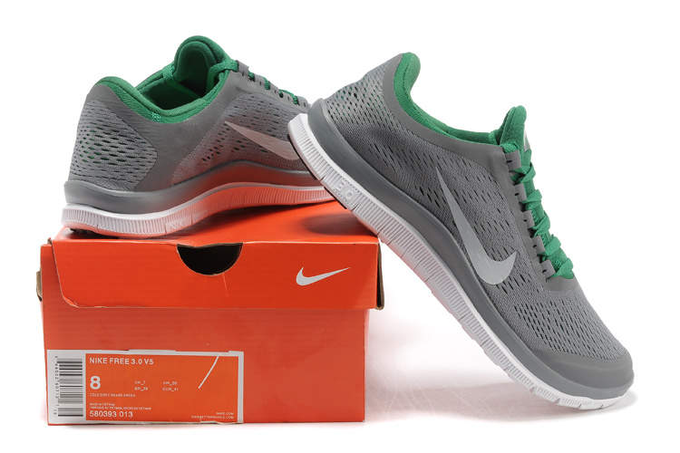 Nike Free 3.0 V5 Grey Green Shoes