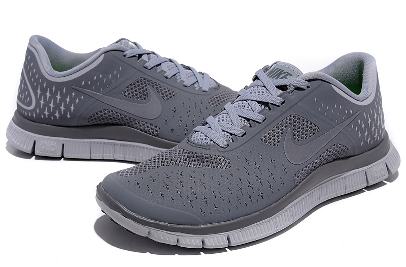 Nike Free 4.0 V2 All Grey Running Shoes