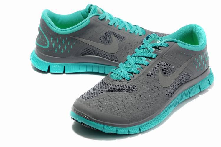 Nike Free 4.0 V2 Grey Green Shoes