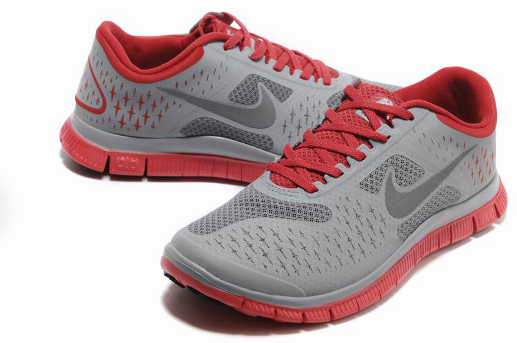 Nike Free 4.0 V2 Grey Red Shoes