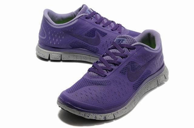 Nike Free 4.0 V2 Purple Grey Shoes