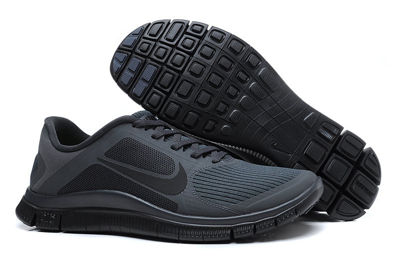 Nike Free 4.0 V3 Black Running Shoes - Click Image to Close