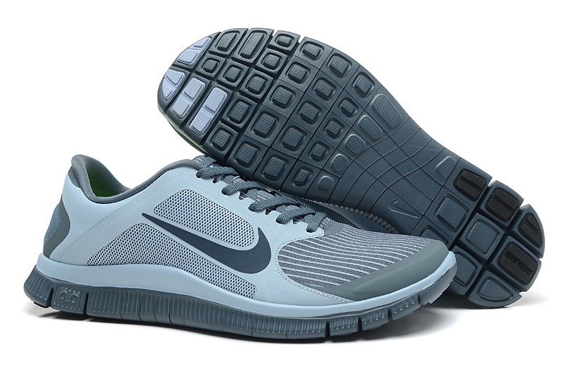 Nike Free 4.0 V3 Grey Black Running Shoes - Click Image to Close