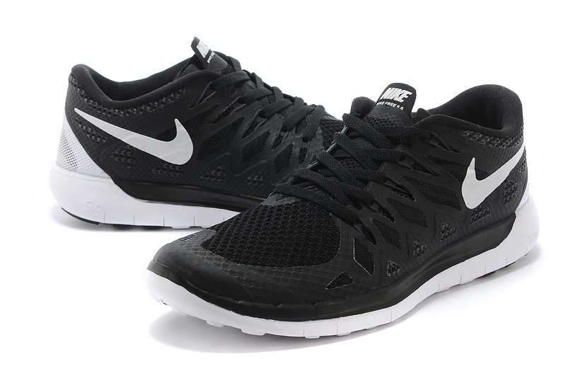 World-Up Nike Free 5.0 Black White Shoes