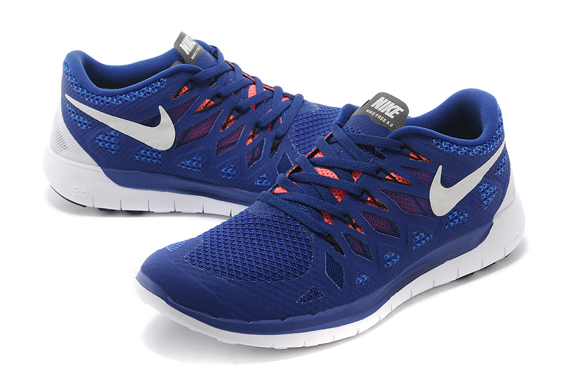 World-Up Nike Free 5.0 Blue White Shoes