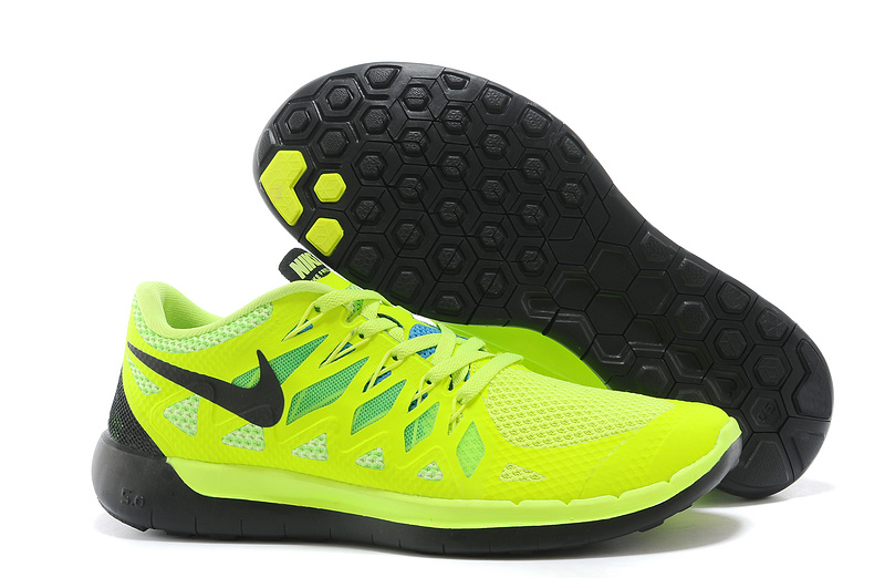 World-Up Nike Free 5.0 Green Black Shoes