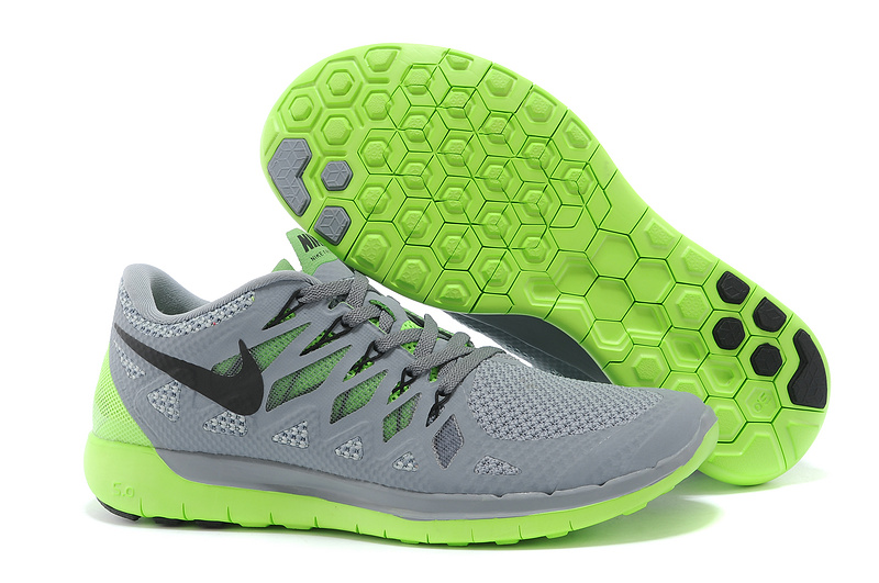 World-Up Nike Free 5.0 Grey Green Shoes