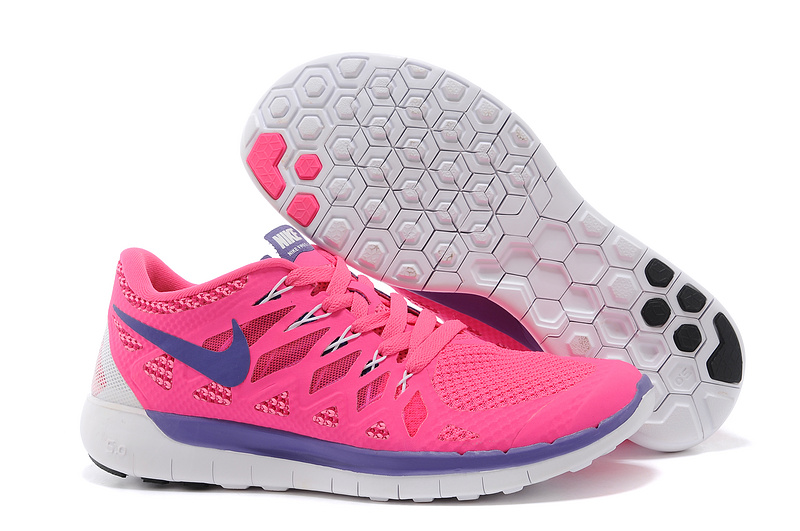 World-Up Nike Free 5.0 Pink Purple White Shoes