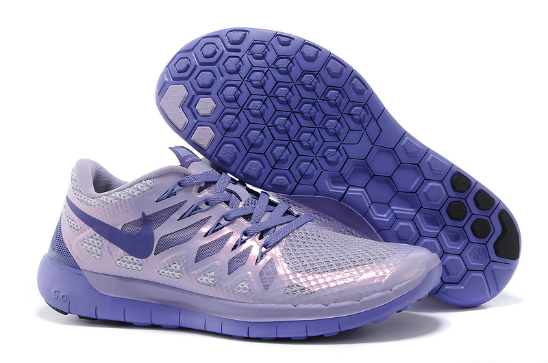 World-Up Nike Free 5.0 Purple Silver Shoes