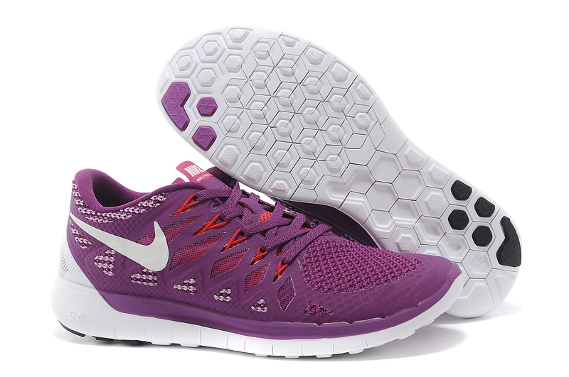 World-Up Nike Free 5.0 Purple White Shoes