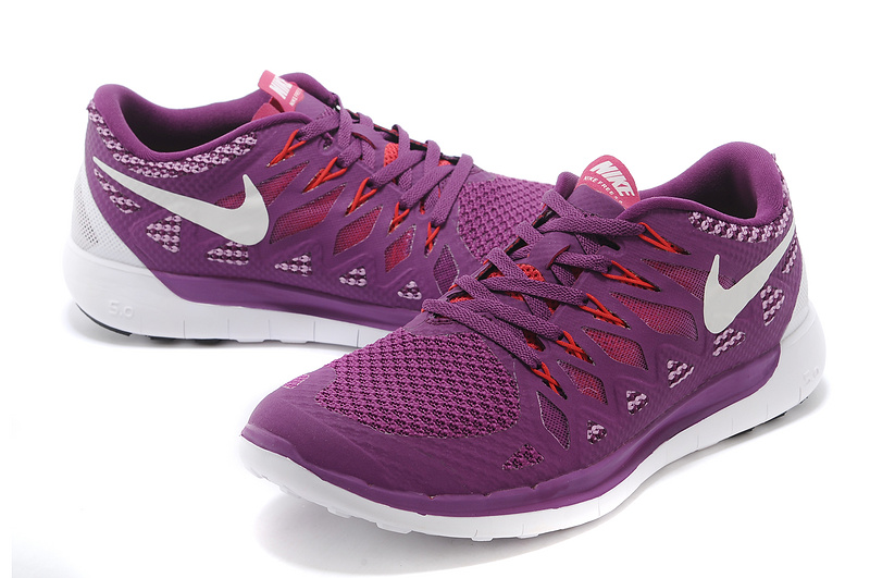 World-Up Nike Free 5.0 Purple White Shoes