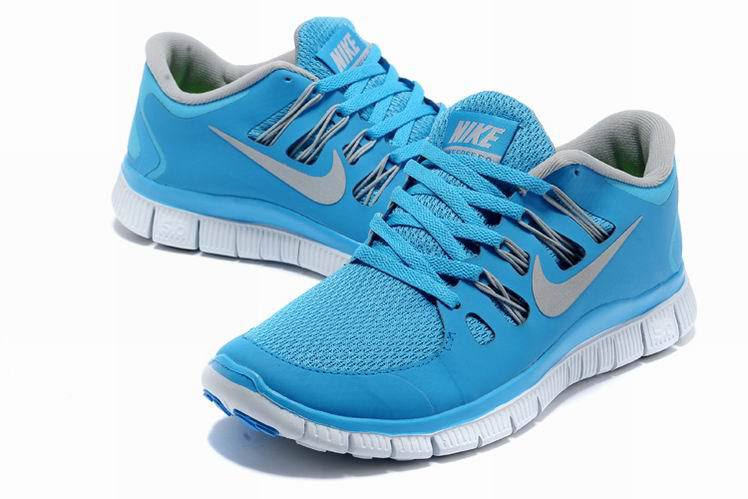 nike free run womens blue