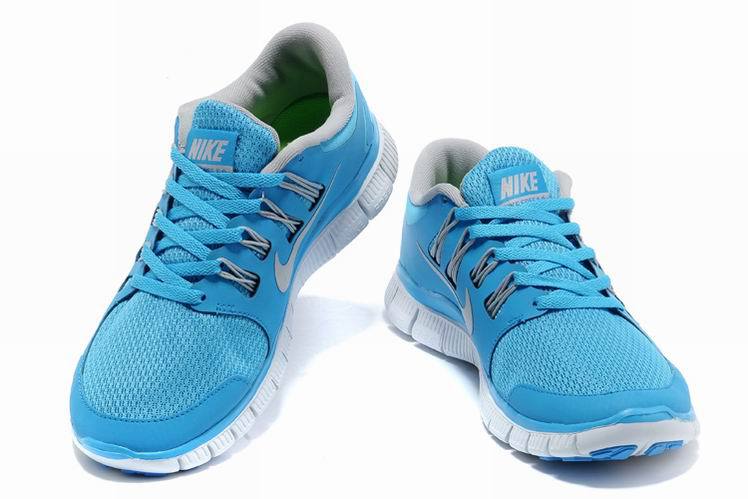 Women Nike Free 5.0 2 Blue Grey Shoes