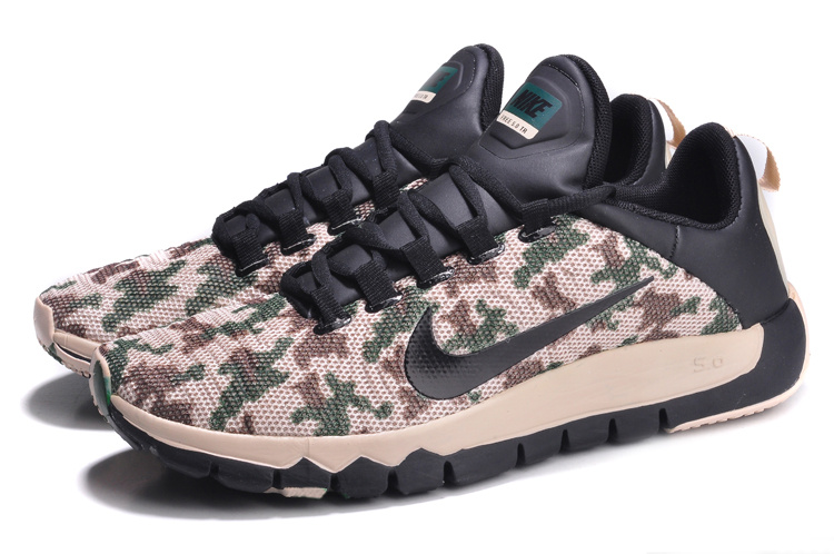Nike Free 5.0 Army Black Shoes - Click Image to Close
