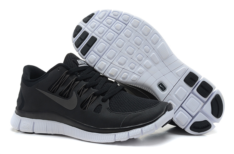 Nike Free 5.0 Running Shoes Black Grey