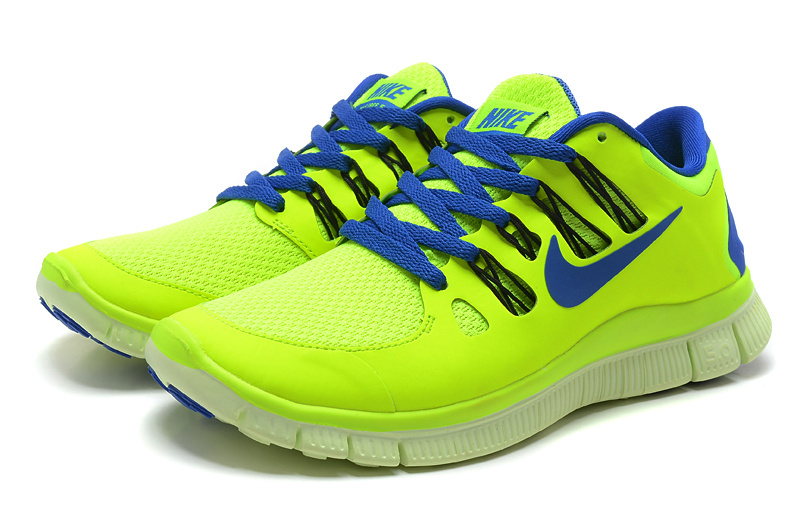 Nike Free 5.0 Running Shoes Fluorescent Green