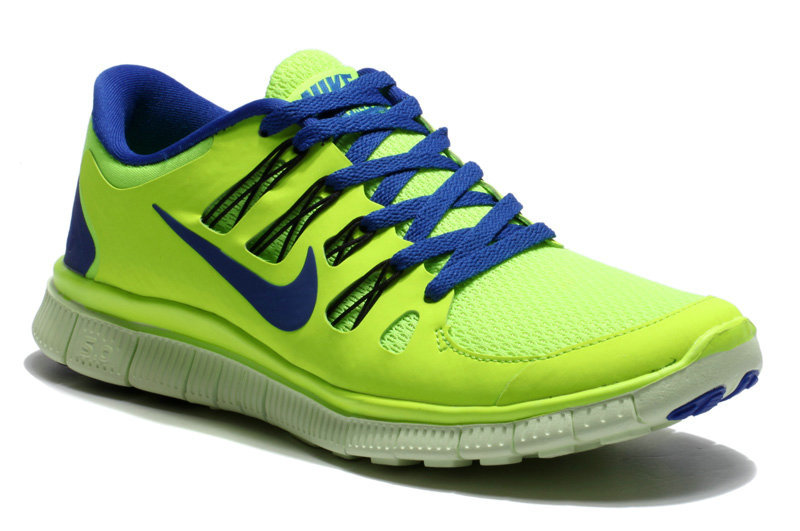 Nike Free 5.0 Running Shoes Fluorescent Green